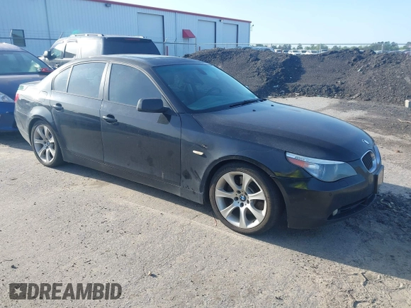 2006 BMW 5 Series 550i with VIN WBANB53556CP02839, listed as a IAAI auction lot 42152219 with 204,731 mi miles and . Bid and sale history available at DreamBid. Image 1.