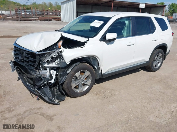2025 Honda Pilot EX-L with VIN 5FNYG1H46SB080386, listed as a IAAI auction lot 42018056 with 1 mi miles. Bid and sale history available at carsss.com. Image 2.