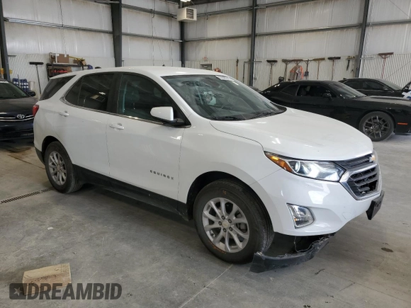 2021 Chevrolet Equinox LT with VIN 3GNAXUEV4MS165504, listed as a Copart auction lot 53049245 with 75,706 mi miles and Salvage Title. Bid and sale history available at DreamBid. Image 4.