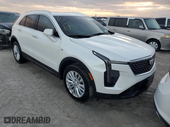 2024 Cadillac XT4 AWD Luxury with VIN 1GYFZBR49RF123947, listed as a Copart auction lot 73837404 with Not Provided miles and Non Repairable. Bid and sale history available at carsss.com. Image 4.