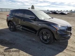 2021 Acura RDX w/A-Spec Package with VIN 5J8TC2H60ML018030, listed as a Copart auction lot 50355625 with 49,699 mi miles and Salvage Title. Bid and sale history available at carsss.com. Image 4.