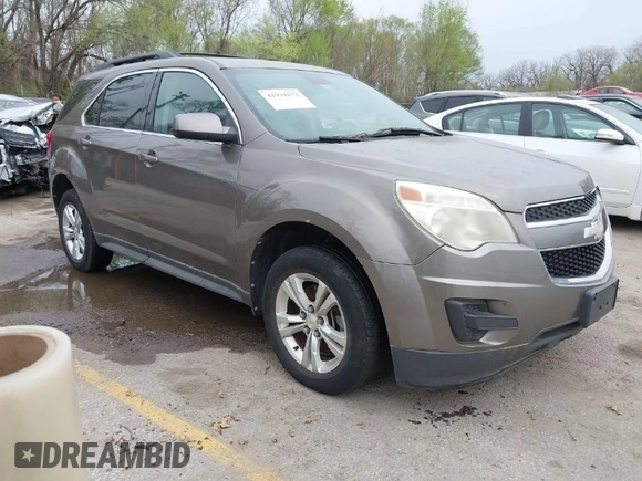 2012 Chevrolet Equinox LT w/1LT with VIN 2GNALDEK6C6303722, listed as a IAAI auction lot 41932672 with 102,765 mi miles. Bid and sale history available at carsss.com. Image 1.