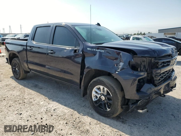 2024 Chevrolet Silverado 1500 RST with VIN 3GCPDEEK6RG198330, listed as a Copart auction lot 55135455 with 17,018 mi miles and Clean Title. Bid and sale history available at DreamBid. Image 4.