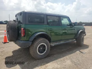2024 Ford Bronco Outer Banks z VIN 1FMEE8BP9RLA50791, wystawiony jako Copart lot #55219925 z przebiegiem 27 910 mil mil oraz Szkoda całkowita • Salvage title. Historia ofert i sprzedaży dostępna na DreamBid. Obrazek 3.