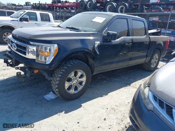 2021 Ford F-150 XL with VIN 1FTFW1E55MFC59394, listed as a IAAI auction lot 41675660 with 90,808 mi miles. Bid and sale history available at carsss.com. Image 19.