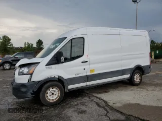 2019 Ford Transit with VIN 1FTYE2CM7KKB67736, listed as a Copart auction lot 59896285 with 120,913 mi miles and Salvage title. Bid and sale history available at DreamBid. Image 1.