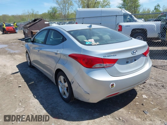 2013 Hyundai Elantra Limited with VIN 5NPDH4AEXDH257963, listed as a IAAI auction lot 42160450 with 123,900 mi miles and . Bid and sale history available at DreamBid. Image 3.