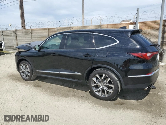 2024 Acura MDX Technology with VIN 5J8YD9H49RL002877, listed as a Copart auction lot 53108385 with 9,171 mi miles and Salvage title. Bid and sale history available at DreamBid. Image 2.