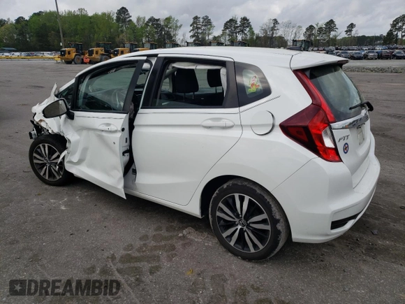 2018 Honda Fit EX with VIN 3HGGK5H85JM701259, listed as a Copart auction lot 51614605 with 38,615 mi miles and Salvage title. Bid and sale history available at DreamBid. Image 2.