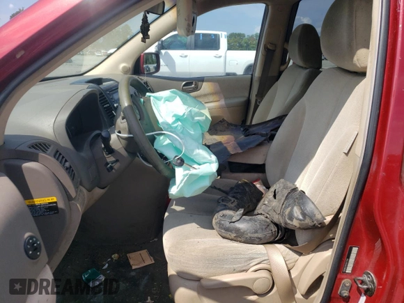 2007 Kia Sedona EX with VIN KNDMB233976117306, listed as a Copart auction lot 71989024 with 234,352 mi miles and Salvage Title. Bid and sale history available at carsss.com. Image 7.