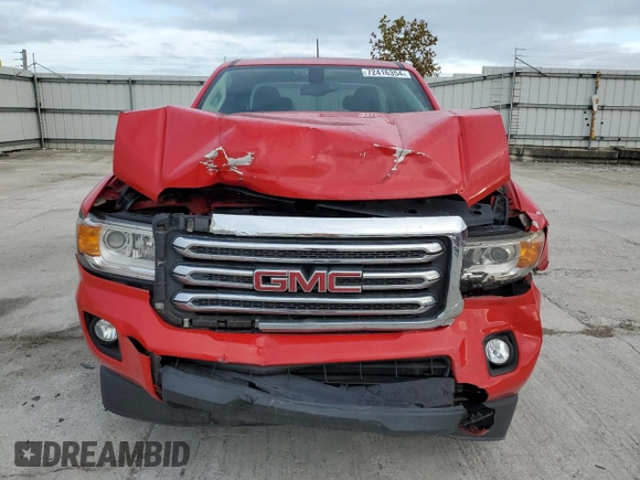 2015 GMC Canyon 2WD SLE with VIN 1GTH5BEA6F1142406, listed as a Copart auction lot 72416354 with 121,670 mi miles and Salvage Title. Bid and sale history available at carsss.com. Image 5.