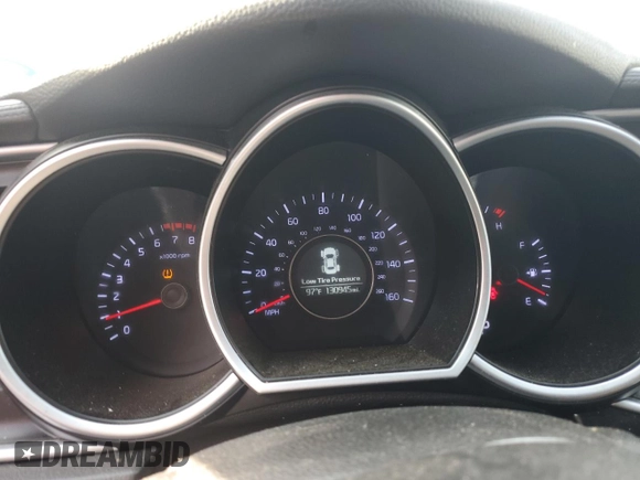 2015 Kia Optima EX with VIN 5XXGN4A78FG516164, listed as a Copart auction lot 57143165 with 130,945 mi miles and Salvage title. Bid and sale history available at DreamBid. Image 9.