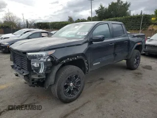 2023 GMC Canyon 2WD Elevation with VIN 1GTP5BEK8P1195517, listed as a Copart auction lot 43479755 with 21,633 mi miles and Salvage Title. Bid and sale history available at carsss.com. Image 1.