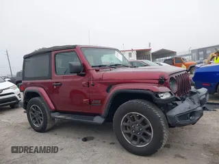 2021 Jeep Wrangler Sport S with VIN 1C4GJXAN8MW700480, listed as a IAAI auction lot 41149300 with 41,433 mi miles and . Bid and sale history available at DreamBid. Image 13.