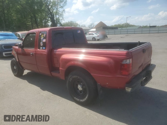 2004 Ford Ranger XL Fleet with VIN 1FTYR44U24PA20342, listed as a Copart auction lot 55420035 with Not Provided miles and Salvage Title. Bid and sale history available at DreamBid. Image 2.