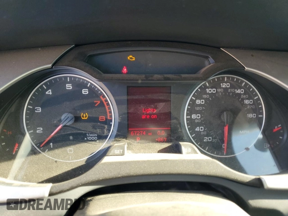 2009 Audi A4 Premium z VIN WAUJF78K19N048069, wystawiony jako Copart lot #53111574 z przebiegiem 67 274 mil mil oraz Czysty tytuł • Clean title. Historia ofert i sprzedaży dostępna na DreamBid. Obrazek 9.