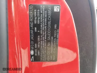2020 Jaguar F-TYPE P300 with VIN SAJDD1GX8LCK68541, listed as a Copart auction lot 65193864 with 47,145 mi miles and Salvage Title. Bid and sale history available at carsss.com. Image 12.
