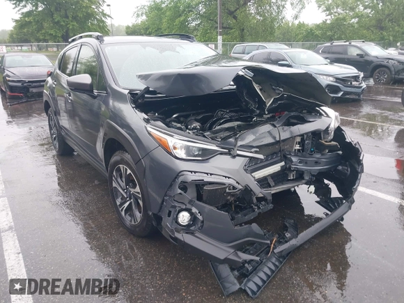 2024 Subaru Crosstrek Premium with VIN JF2GUADC3R8218799, listed as a IAAI auction lot 42311122 with 22,108 mi miles and . Bid and sale history available at DreamBid. Image 1.