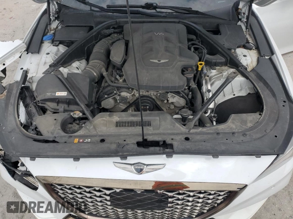 2019 Genesis G80 3.8L с VIN KMHGN4JE9KU288786, выставлен на аукционе Copart как лот 47578115 с пробегом 53 107 миль миль и На запчасти • Non repairable. История ставок и продаж доступна на DreamBid. Изображение 11.
