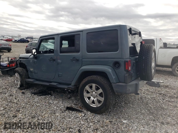 2015 Jeep Wrangler Unlimited Sahara with VIN 1C4BJWEG6FL640316, listed as a Copart auction lot 48024865 with 128,317 mi miles and Salvage Title. Bid and sale history available at carsss.com. Image 2.