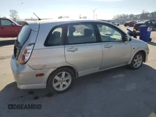 2005 Suzuki Aerio SX z VIN JS2RC61H755303931, wystawiony jako Copart lot #46796435 z przebiegiem 91 524 mil mil oraz Szkoda całkowita • Salvage title. Historia ofert i sprzedaży dostępna na DreamBid. Obrazek 3.