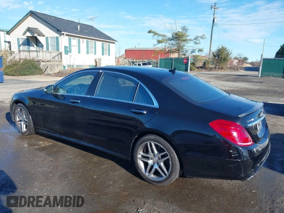2015 Mercedes-Benz S-Class S 550 with VIN WDDUG8CB3FA077236, listed as a IAAI auction lot 41193044 with 98,612 mi miles. Bid and sale history available at carsss.com. Image 3.