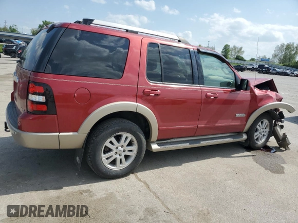 2006 Ford Explorer Eddie Bauer z VIN 1FMEU74E66UA43716, wystawiony jako Copart lot #54717655 z przebiegiem 191 275 mil mil oraz Szkoda całkowita • Salvage title. Historia ofert i sprzedaży dostępna na DreamBid. Obrazek 3.