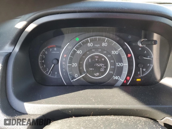 2016 Honda CR-V SE with VIN 2HKRM4H47GH651813, listed as a Copart auction lot 42036765 with 175,284 mi miles and Salvage Title. Bid and sale history available at carsss.com. Image 9.