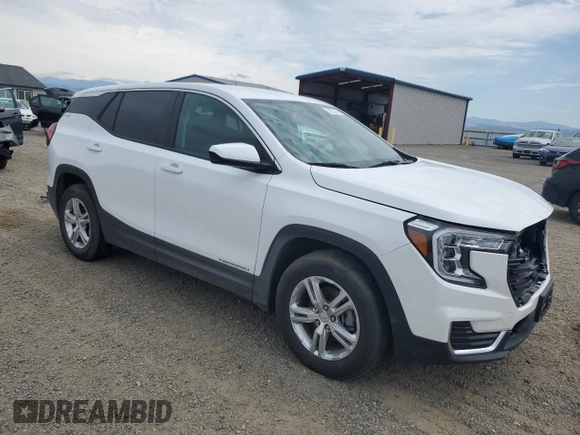 2024 GMC Terrain SLE с VIN 3GKALMEG9RL316624, выставлен на аукционе Copart как лот 65649035 с пробегом 26 012 миль миль и Чистый • Clean title. История ставок и продаж доступна на DreamBid. Изображение 4.