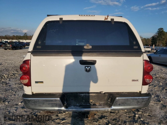 2007 Dodge 1500 SLT with VIN 1D7HA16P67J536715, listed as a Copart auction lot 85704944 with 243,412 mi miles and Salvage Title. Bid and sale history available at DreamBid. Image 6.