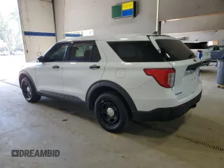 2022 Ford Police Interceptor Utility z VIN 1FM5K8AB7NGC21474, wystawiony jako Copart lot #50957015 z przebiegiem 19 705 mil mil oraz Szkody całkowita. Historia ofert i sprzedaży dostępna na DreamBid. Obrazek 2.