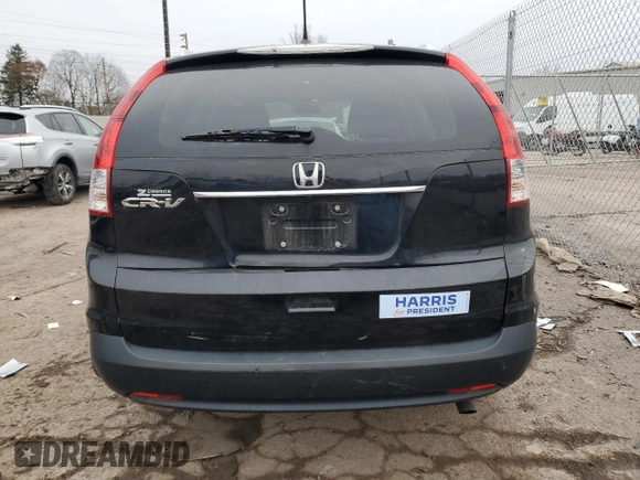 2012 Honda CR-V EX-L with VIN 2HKRM3H73CH511787, listed as a Copart auction lot 45417255 with 101,329 mi miles and Salvage Title. Bid and sale history available at carsss.com. Image 6.