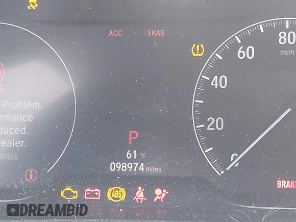 2020 Honda Accord Sport with VIN 1HGCV2F39LA012708, listed as a IAAI auction lot 41783453 with 98,974 mi miles and . Bid and sale history available at DreamBid. Image 15.
