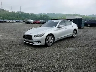 2020 Infiniti Q50 Luxe with VIN JN1EV7AP3LM200611, listed as a Copart auction lot 60059815 with 80,678 mi miles and Salvage title. Bid and sale history available at DreamBid. Image 13.