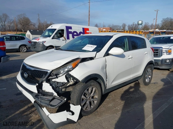 2016 Kia Sportage LX with VIN KNDPB3ACXG7870570, listed as a IAAI auction lot 41613869 with 171,081 mi miles. Bid and sale history available at carsss.com. Image 17.