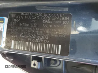 2015 Kia Optima Hybrid with VIN KNAGM4AD6F5083454, listed as a Copart auction lot 77230234 with 138,087 mi miles and Clean Title. Bid and sale history available at carsss.com. Image 12.