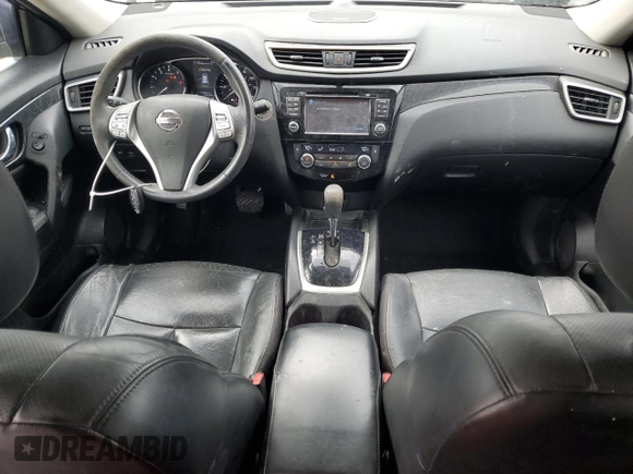 2014 Nissan Rogue SV with VIN 5N1AT2MT7EC824042, listed as a Copart auction lot 86864274 with 206,368 mi miles and Salvage Title. Bid and sale history available at DreamBid. Image 8.
