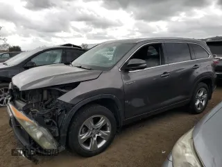 2014 Toyota Highlander Limited with VIN 5TDDCRFH4ES006897, listed as a Copart auction lot 50941355 with 89,375 mi miles and Salvage title. Bid and sale history available at DreamBid. Image 1.