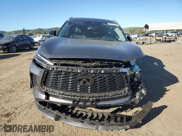 2023 Infiniti QX60 Sensory with VIN 5N1DL1GS5PC353778, listed as a Copart auction lot 50277475 with 20,386 mi miles and Salvage title. Bid and sale history available at DreamBid. Image 5.
