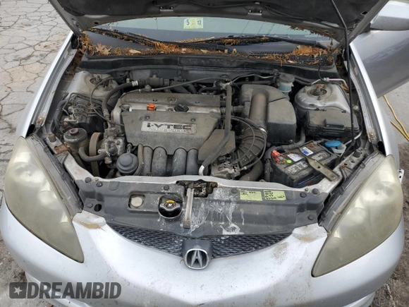 2005 Acura RSX with VIN JH4DC54875S008659, listed as a Copart auction lot 53921895 with 287,109 mi miles and Clean Title. Bid and sale history available at carsss.com. Image 11.