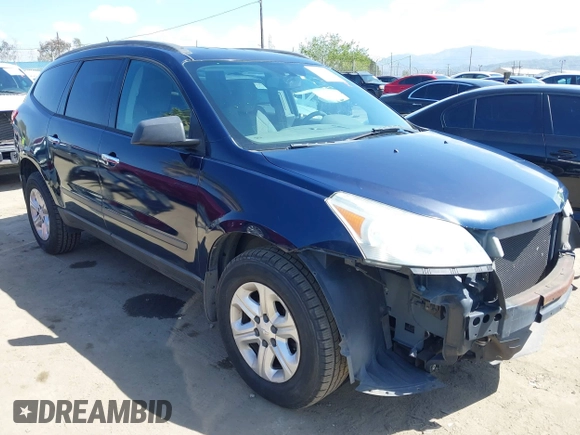 2012 Chevrolet Traverse LS with VIN 1GNKRFEDXCJ148725, listed as a IAAI auction lot 41954589 with 162,054 mi miles and . Bid and sale history available at DreamBid. Image 1.