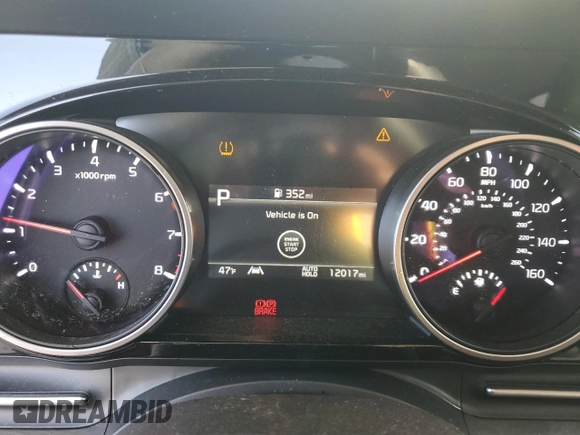 2024 Kia Carnival EX with VIN KNDNC5H33R6385864, listed as a Copart auction lot 80897444 with 12,017 mi miles and Salvage Title. Bid and sale history available at carsss.com. Image 9.