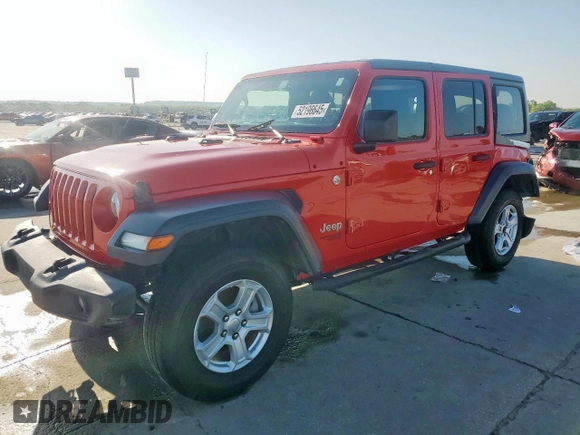 2020 Jeep Wrangler Unlimited Black and Tan with VIN 1C4HJXDG1LW189503, listed as a Copart auction lot 52196645 with 135,305 mi miles and Salvage title. Bid and sale history available at DreamBid. Image 1.