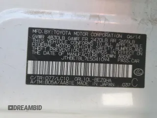 2014 Lexus GS 350 with VIN JTHBE1BL7E5041094, listed as a Copart auction lot 46121385 with 134,521 mi miles and Salvage Title. Bid and sale history available at DreamBid. Image 15.
