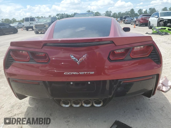 2015 Chevrolet Corvette Z51 2LT with VIN 1G1YK2D74F5100462, listed as a Copart auction lot 69493574 with 18,169 mi miles and Salvage Title. Bid and sale history available at carsss.com. Image 6.