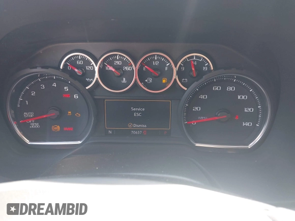 2021 Chevrolet Tahoe LT with VIN 1GNSCNKD9MR266140, listed as a IAAI auction lot 40631424 with 70,637 mi miles and . Bid and sale history available at DreamBid. Image 7.