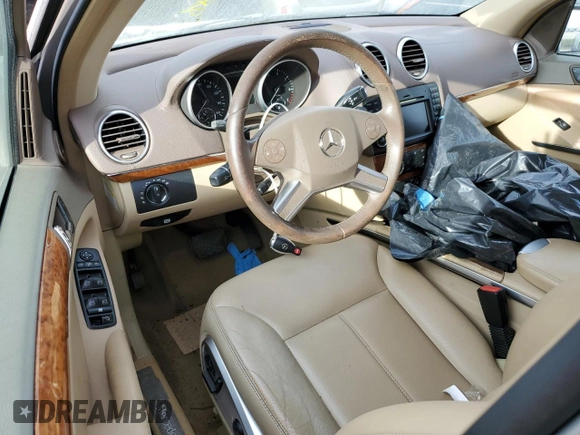 2009 Mercedes-Benz GL-Class 4.6L with VIN 4JGBF71E19A443397, listed as a Copart auction lot 76158094 with 0 mi miles and Salvage Title. Bid and sale history available at carsss.com. Image 8.