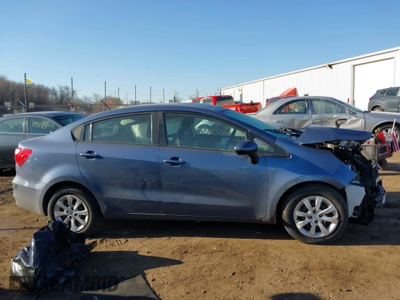 2016 Kia Rio LX with VIN KNADM4A3XG6584059, listed as a IAAI auction lot 41787321 with 58,003 mi miles. Bid and sale history available at carsss.com. Image 14.