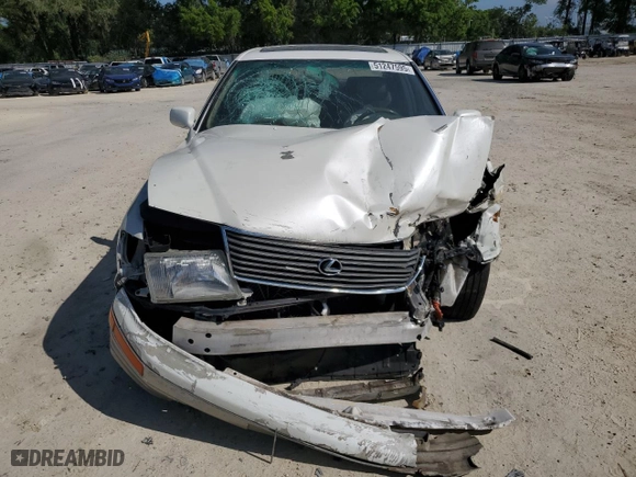 1997 Lexus LS 400 Luxury Sdn with VIN JT8BH28FXV0082735, listed as a Copart auction lot 51247595 with 226,148 mi miles and Salvage Title. Bid and sale history available at carsss.com. Image 5.