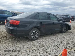 2014 Volkswagen Jetta Sedan S with VIN 3VW1K7AJ1EM444598, listed as a Copart auction lot 51670915 with 131,849 mi miles and Salvage Title. Bid and sale history available at carsss.com. Image 3.